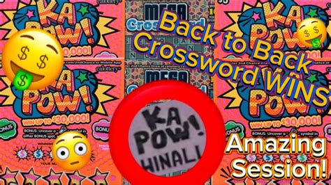 Winall Found Profit Ka Pow Mega Crosswords Youtube