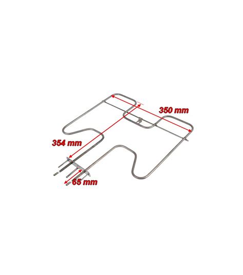 Résistance grill voûte four Indesit Whirlpool Ariston 481010836643