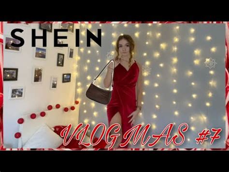 Vlogmas Haul Shein Przymierzam Sukienki Na Youtube