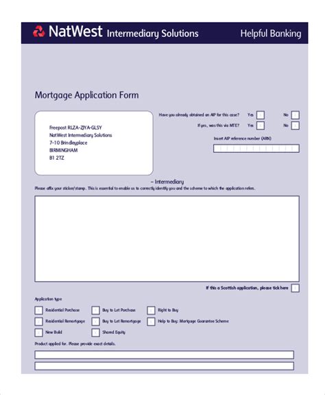 Free 10 Sample Mortgage Application Forms In Ms Word Pdf