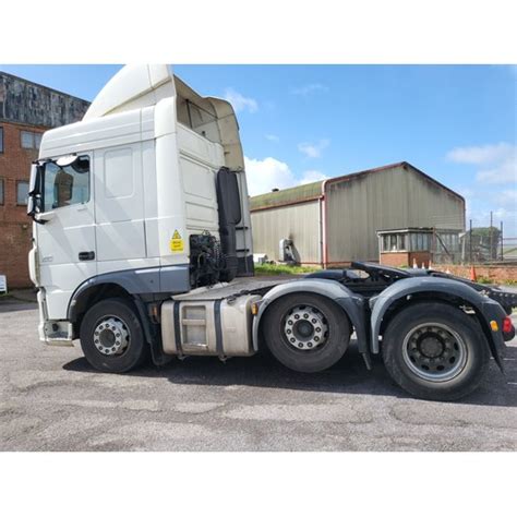 DAF XF 460 Euro 6 6x2 Artic Tractor Unit 44t White Reg FJ65 WNW 01