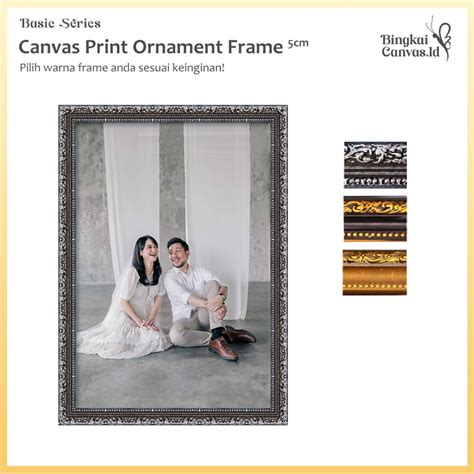 Jual Cetak Foto Bingkai Kanvas 10r 20r Frame Ornament 5cm Aestethic