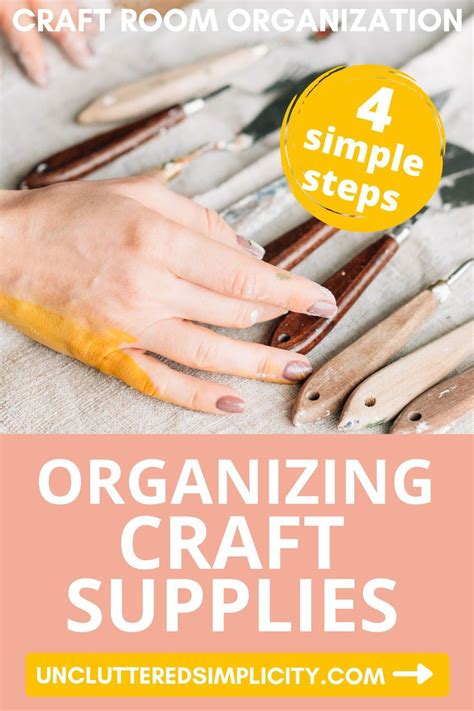 Simple Steps To Organize Craft Supplies Conquer Craft Clutter Artofit