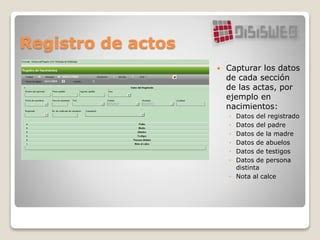 Sirec Sistema Integral Del Registro Civil Ppt