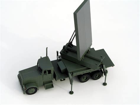 Military Truck Model with Radar