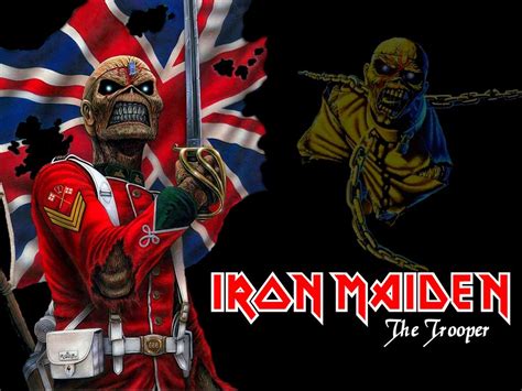 Iron Maiden Album Covers, Iron Maiden Albums, Iron Maiden The Trooper, Eddie The Head, Iron ...