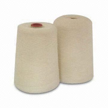 Buy Wholesale China Raw White Yarns Made Of 100 Polyester And Spun