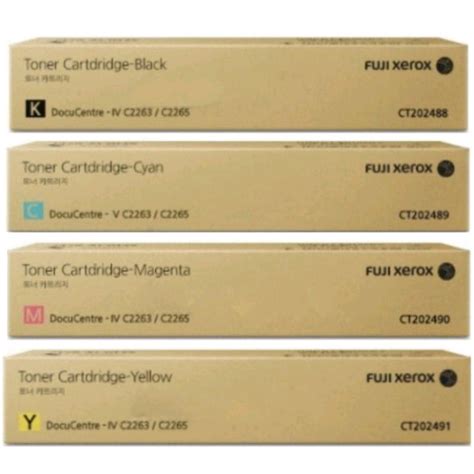 Fuji Xerox Original Toner DocuCentre V C2260 C2263 C2265