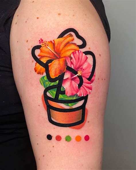 Hibiscus Flower Cute Tattoos | Best Flower Site