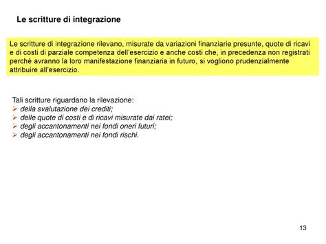 Le Scritture Di Assestamento Ppt Scaricare