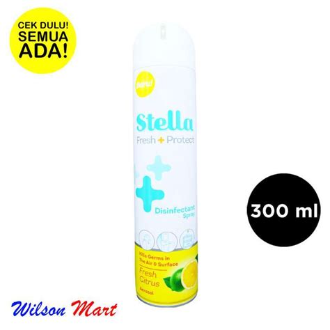 Jual STELLA DISINFECTANT SPRAY PROTECT AEROSOL FRESH CITRUS 300 ML AIR