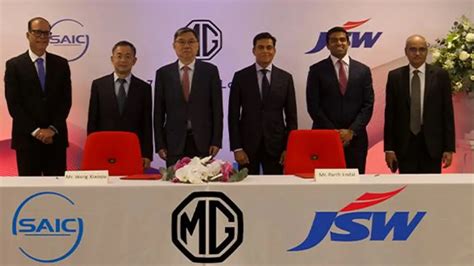 Saic Motor Jsw Group Join Hands In Strategic Joint Venture