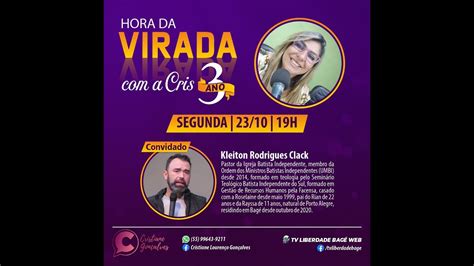 Programa A Hora Da A Cris Entrevista Kleiton Rodrigues Clack