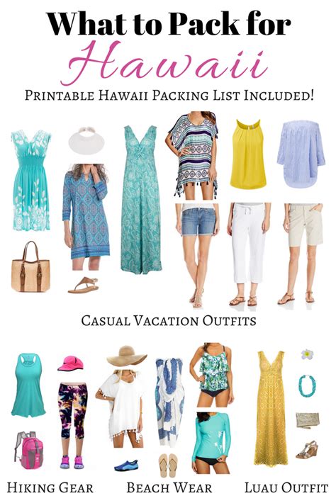 What To Pack For Hawaii Perfect Hawaii Outfits Packing List Hawaii