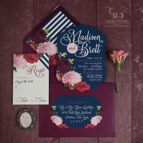 25 Burgundy And Navy Wedding Color Ideas Deer Pearl Flowers Part 2