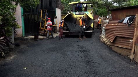 Managua Supervisan Ejecuci N De Mejoramiento Vial En Barrio Capitalino