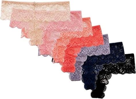 Alyce Intimates Womens Lace Bikini Underwear Set Brights S 7 Pack Walmart
