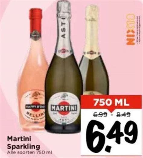 Martini Sparkling 750 Ml Aanbieding Bij Vomar Voordeelmarkt