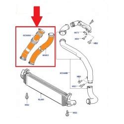 RURA INTERCOOLERA VOLVO S40 V50 C30 1 6D 31274154