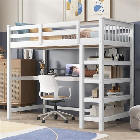 Transform Your Small Space Discover The Merax Loft Bed With Desk A