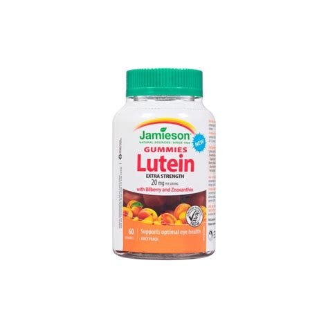 Jamieson Gummies Lutein Extra Strength With Bilberry And Zeaxanthin 20