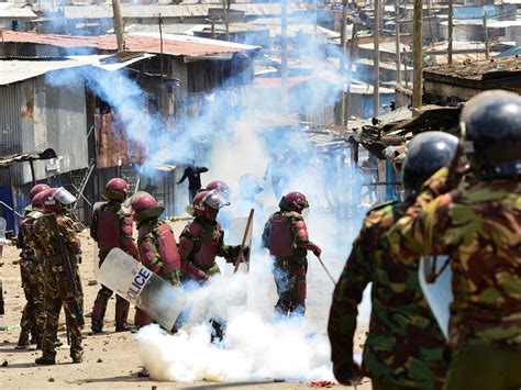 Kenya Police Fire Tear Gas To Disperse Anti Government Protesters