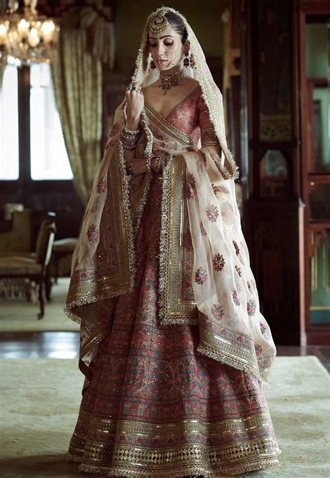 Nikkah Mehndi Bride Dress Inspo By Sabyasachi Indian Bridal Dress