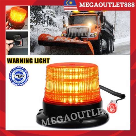 Vehicle Car Led Traffic Warning Lights Automotive Magnetic Emergency On