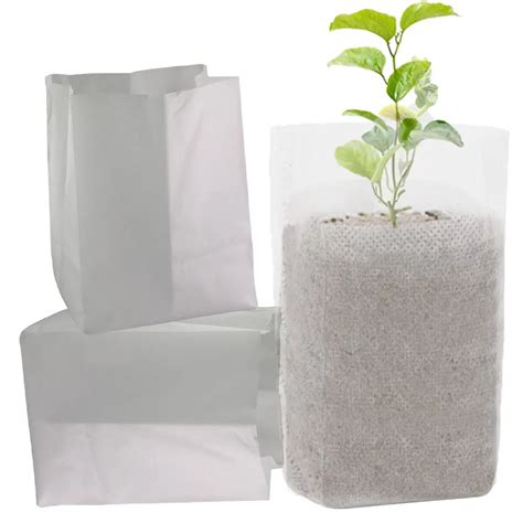 Pcs Fabric Biodegradable Nursery Bags Non Woven Eco Friendly