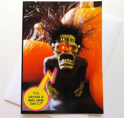 Funny Halloween Cards Funny Photo Halloween Card One of a