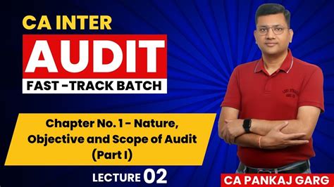 Inter Audit Fast Track July 2024 Batch Nature Objective And