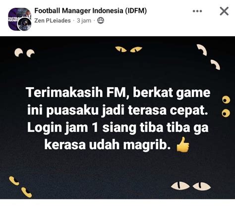 Football Manager ID On Twitter RT Svmsungtv Setan Dibelenggu Di