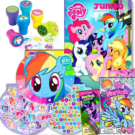 Buy My Little Pony Coloring Activity Book With Take And Play Set And