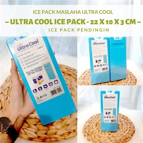 Jual MASLAHA ULTRACOOL Cooler Es Batu Jual Cool Pack Kaskus Blue Ice