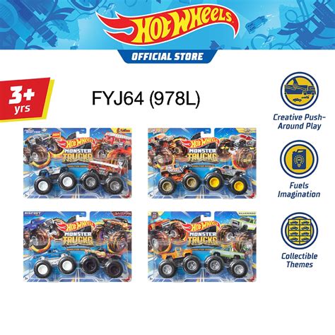 Hot Wheels Monster Trucks Scale Demolition Doubles Trucks ฮอตวล มอนสเตอรทรคสรถขนาด