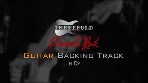 Pummel Rock Groove Guitar Backing Track In Cm YouTube