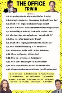 80+ Office Trivia Questions & Answers - Meebily