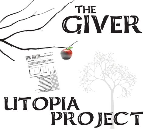 THE GIVER Utopia Project & Travel Brochure Activity