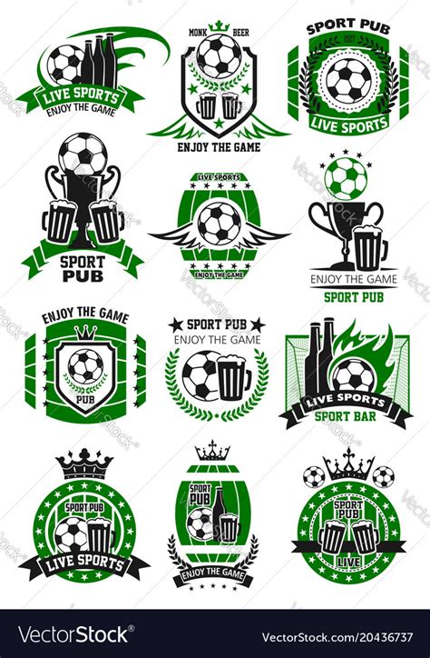 Soccer Sports Bar Logo