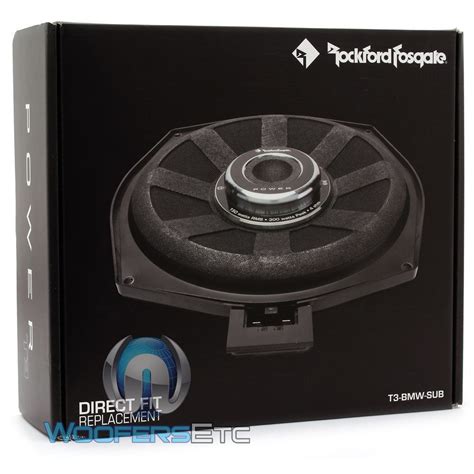 Rockford Fosgate T Bmw Sub Inch Watts Rms Ohm Subwoofer