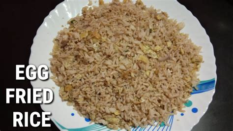 Simple Egg Fried Rice How To Make Egg Fried Rice Fried Rice Recipe Hibahs Kitchen Youtube