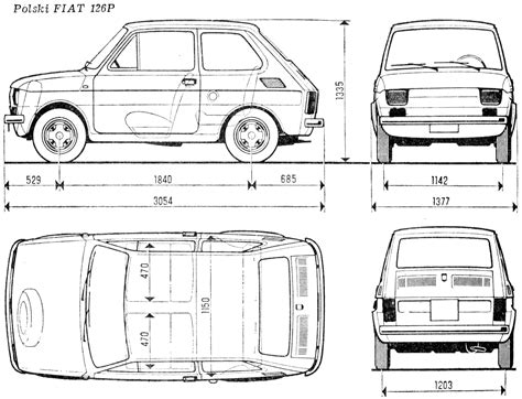 Polski Fiat 126p Blueprint Download Free Blueprint For 3d Modeling