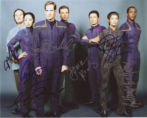 Star Trek Enterprise Cast Autograph Signed Pp Photo Poster Ebay