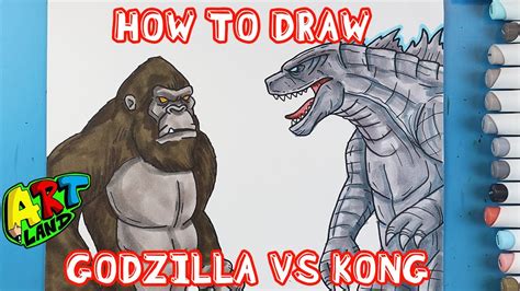 Comment Dessiner Godzilla Vs Kong Standoff