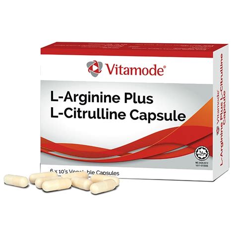 VITAMODE L ARGININE PLUS L CITRULLINE 60 S FOR BLOOD CIRCULATION EXP