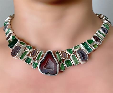 Gemstone Necklace UnderArt Gallery Sterling Silver Jewellery