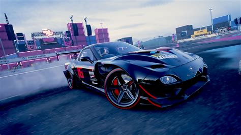 Czarna Mazda Rx Z Gry Forza Horizon Hot Wheels