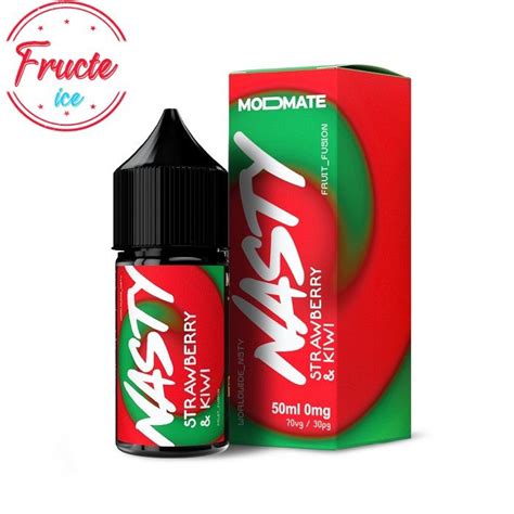 Lichid Nasty Juice Mod Mate 50ml Strawberry Kiwi Vapers Paradise