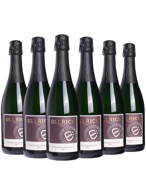 Ullrich Pleisweiler Oberhofen Weißburgunder Sekt brut Pfalz Wein Online