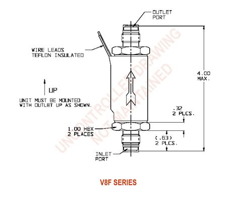 Vf Series Flow Switches Precision Sensors